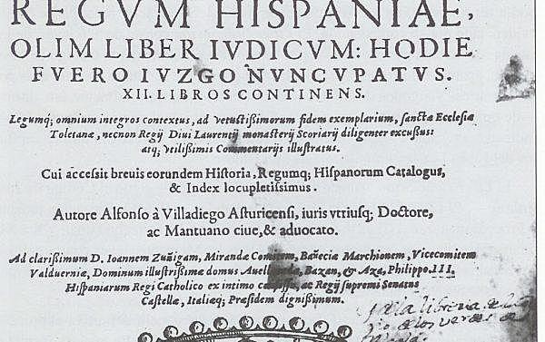 Recesvinto promulga el Liber Ludiciorum, que iguala legalmente a hispanorromanos y visigodos