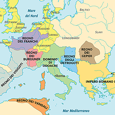 Timeline: Regni latino-germanici