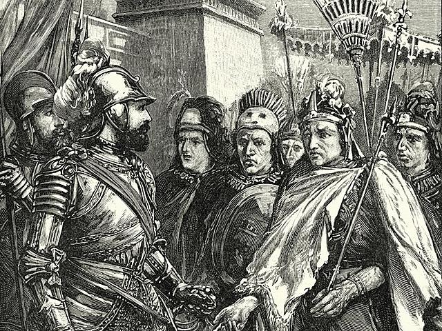 Recepción de los Españoles