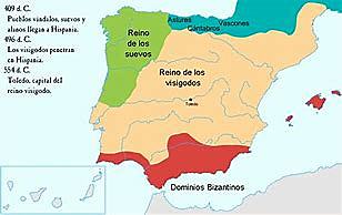 Leovigildo pone fin al reino suevo de galicia