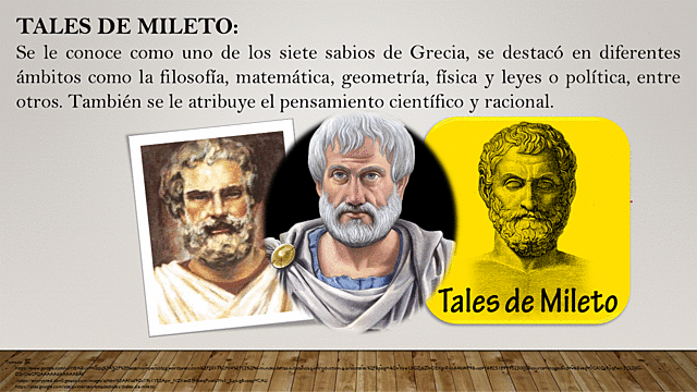 TALES DE MILETO ( 624a.c-546a.c)