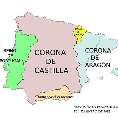 Timeline: MAPA POLÍTICO DE LA PENÍNSULA (S.XV)