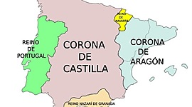 Timeline: MAPA POLÍTICO DE LA PENÍNSULA (S.XV)