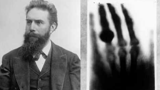 Historia de la física: Siglo XIX. "Rayos x por Wilhelm Conrad Röntgen"