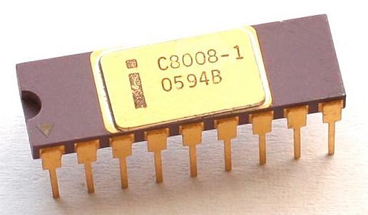 Intel lanza el microprocesadores 8008