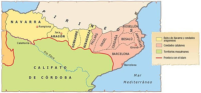 Los reinos y condados orientales