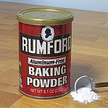 Baking powder invented