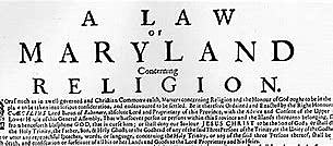 Maryland Toleration Act