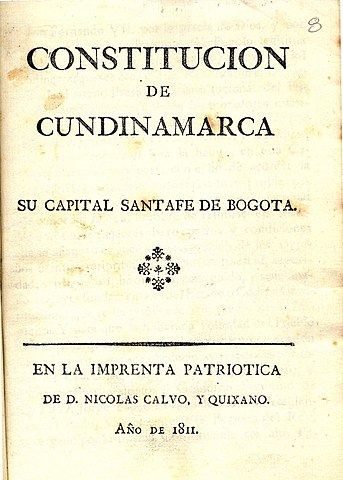 Constitucion de Cundinamarca
