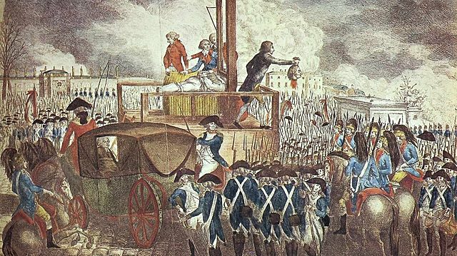 Ejecución de Luis XVI.