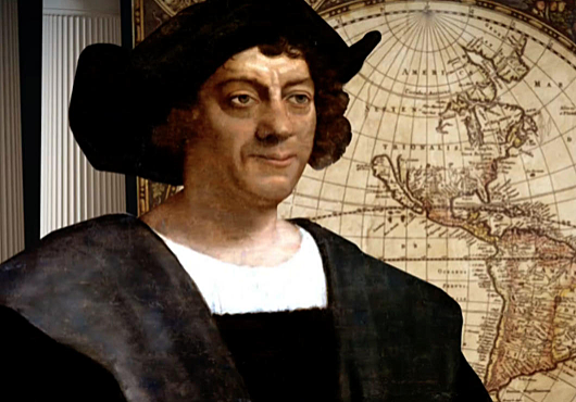 Christopher Columbus reaches America