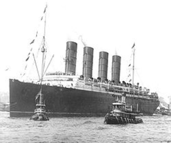 Lusitania never sinks