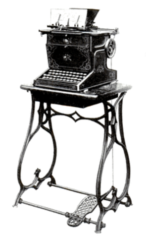 The First Typewriter!