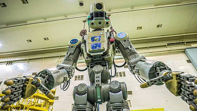 Robot humanoide astronauta