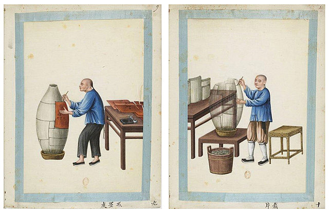 En China se empezó a practicar la especialización del trabajo y la planeación, controlando la producción.