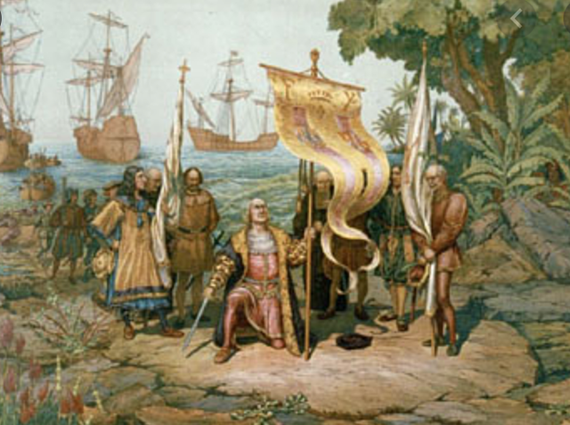 Christopher Columbus made landfall on the "New World"