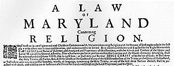 Maryland Toleration Act