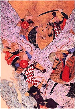 Genghis Khan Defeats Revolt in Xia