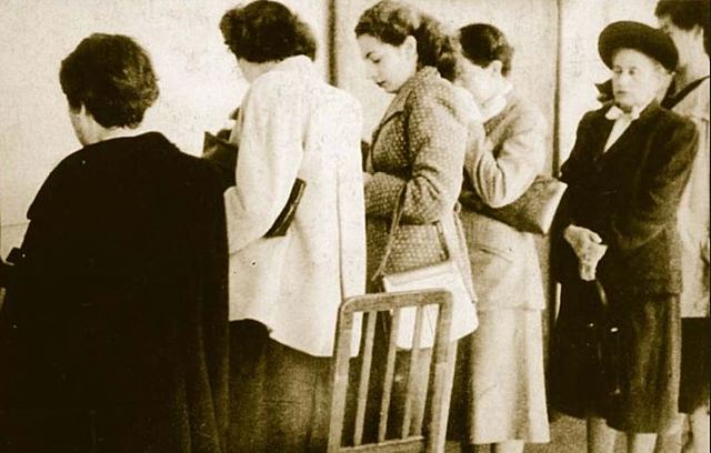 Voto femenino presidencial