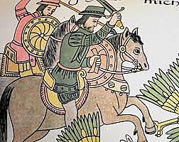 Llegada de Nuño Beltrán a Tzintzuntzan.