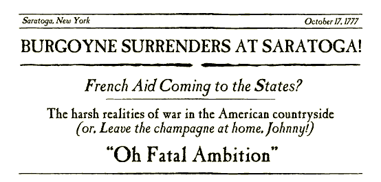 The Battle of Saratoga