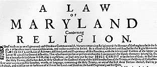 Maryland Toleration Act