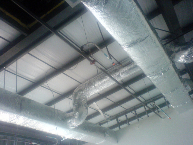 Ducts / Sprinklers installed