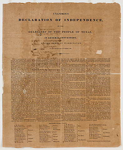 The Independence of Texas