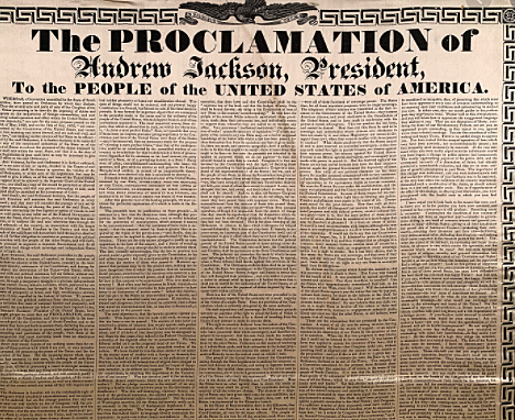 Jackson's Proclamation