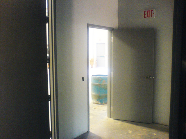 Doors & exit signs installed