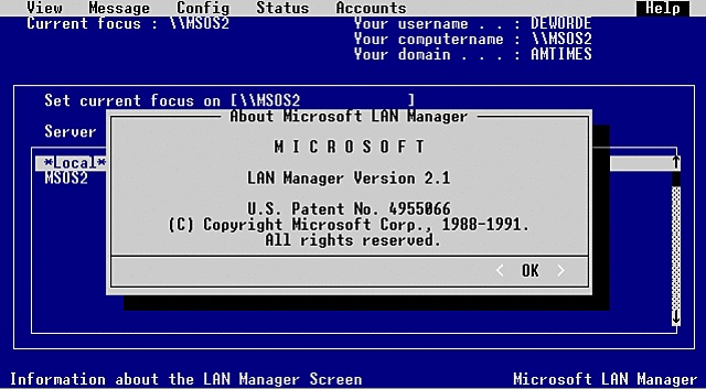 MS LAN Manager 2.1