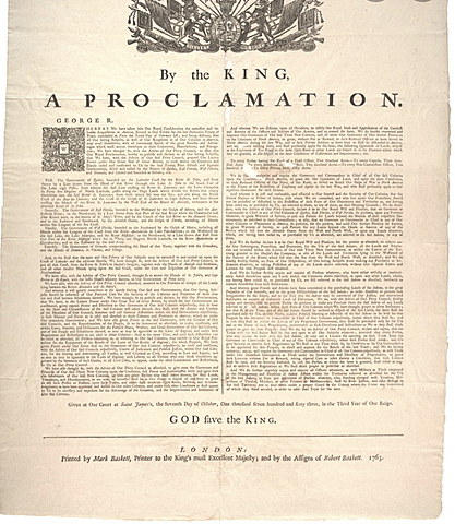 Proclamation of 1763
