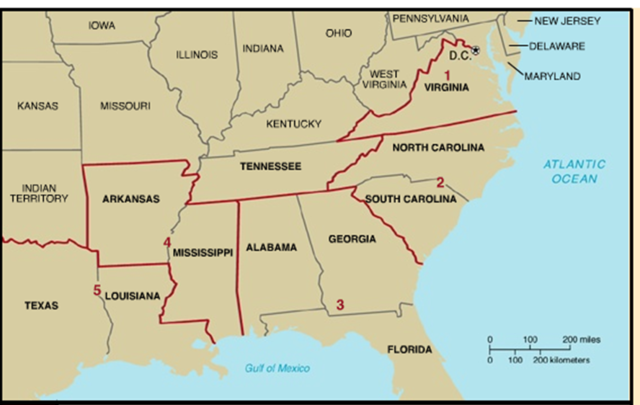 The Military Reconstruction Acts of 1867