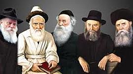 Timeline: אדמו"רי חסידות חב"ד ופועלם