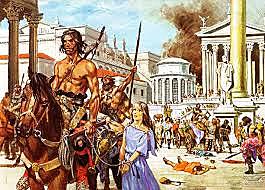 Alarico saccheggia Roma