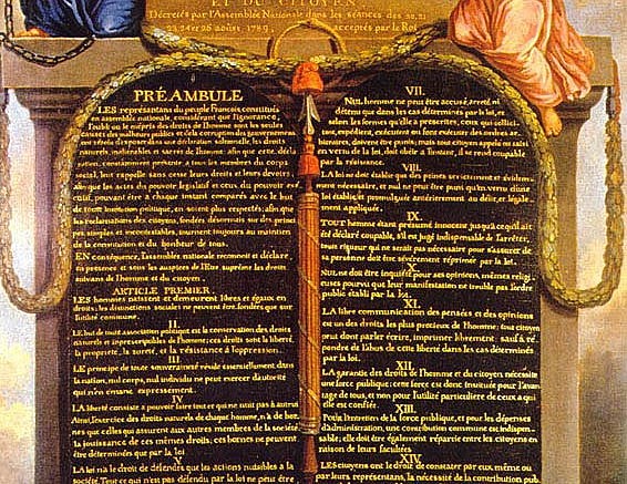 Den franske menneskerettighetserklæringen