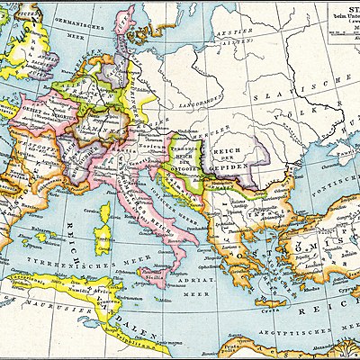 Timeline: Regni Romano-Barbarici