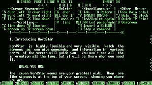 WordStar llega al mercado.