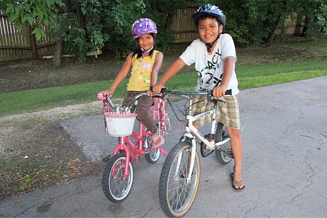 My first time riding a bike without training wheels