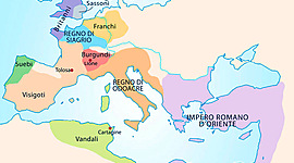 Timeline: Regni romano-barbarici