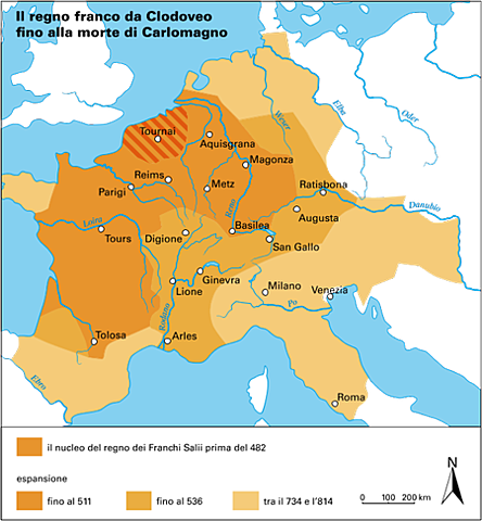 Franchi conquistano la Gallia settentrionale