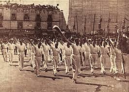 Presidente de la república solicitó a este departamento (Partido Nacional Revolucionario), la preparación de un gran desfile deportivo