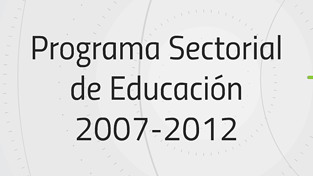 Programa Sectorial de Educación