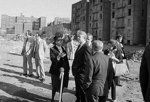 President Jimmy Carter visits the Bronx