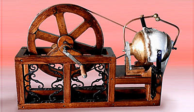 Inventos del siglo XVII: Máquina electrostática.