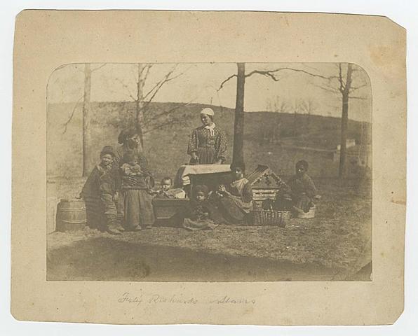 Enslaved women and their children near Alexandria, Va., 1861-62