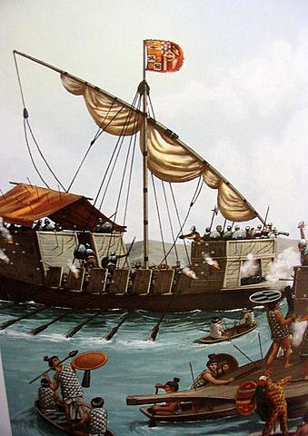 Construcción de 3 bergantines y pertrechos