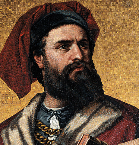 Marco Polo travels to the East