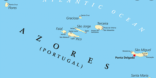 Portugal discovers the Azores islands