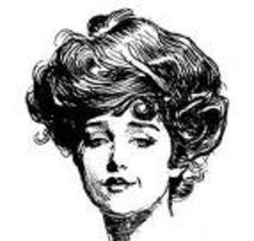 Gibson Girl Hair
